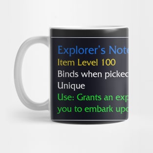 Explorer's Notebook Mug